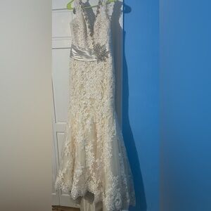 Mari Lee by Madeline Gardner designer Mermaid Wedding Dress Sweetheart